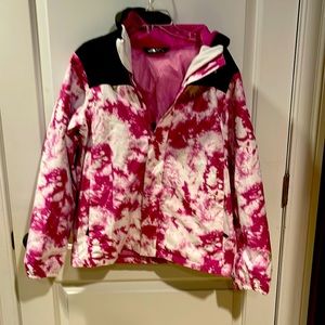 Girls North Face rain coat